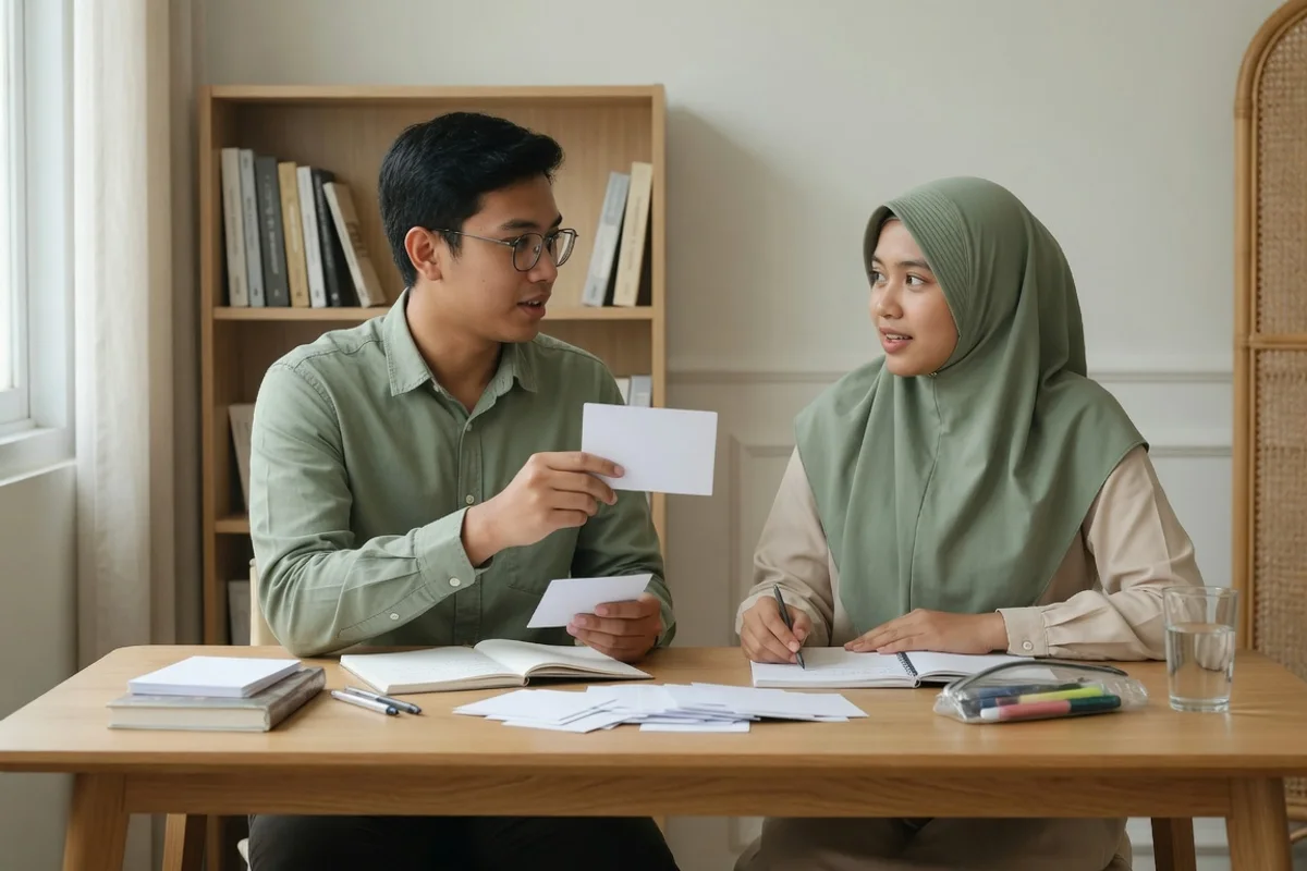 Tutor privat Exademy menemani pelajar Yogyakarta membahas bidang kerja keuangan negara dan berlatih soal TPA untuk seleksi SPMB PKN STAN di sesi bimbel STAN privat.