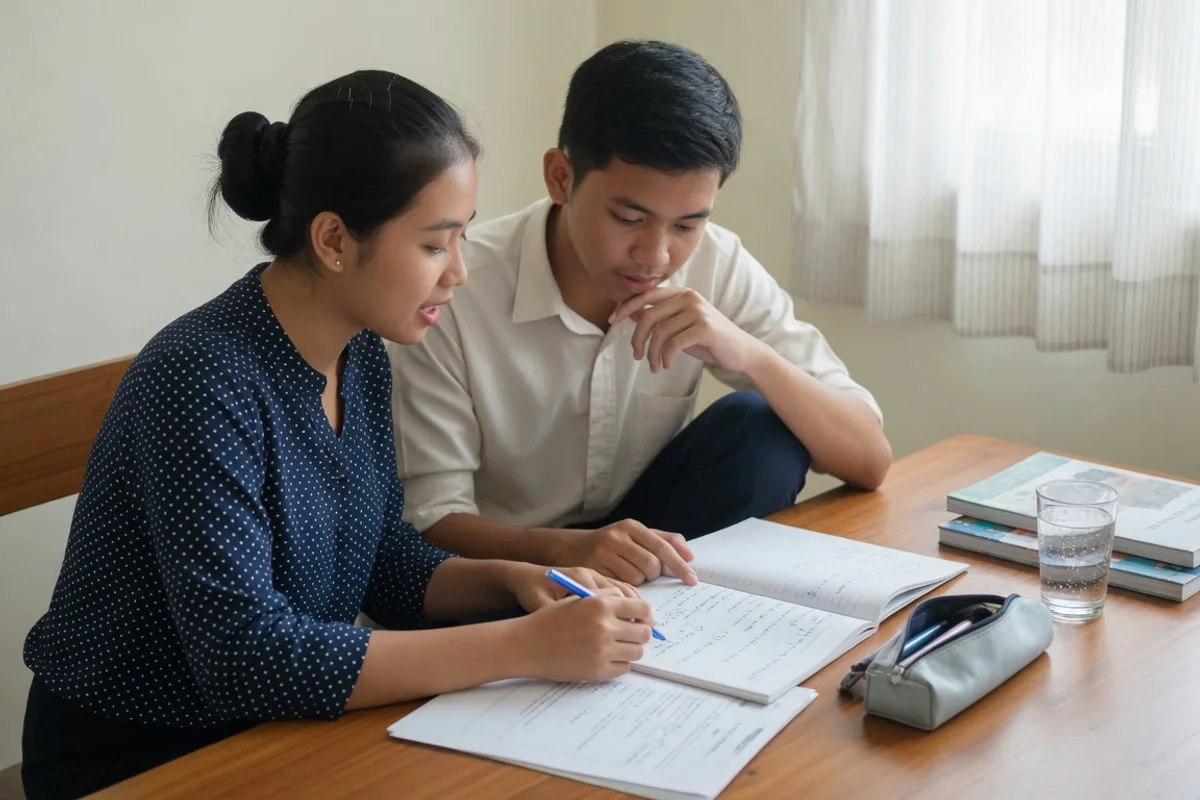Tutor Exademy mendampingi peserta dewasa berlatih soal Structure and Written Expression dan Integrated Writing untuk persiapan TOEFL ITP dan iBT di Bandung.