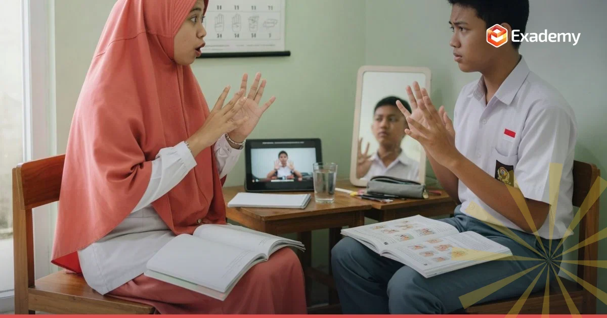 Bimbingan BISINDO Bahasa Isyarat di Exademy