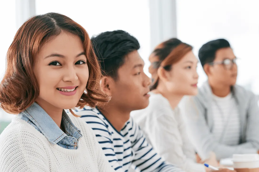 Peserta bimbel GRE persiapan studi pascasarjana luar negeri bersama tutor Exademy