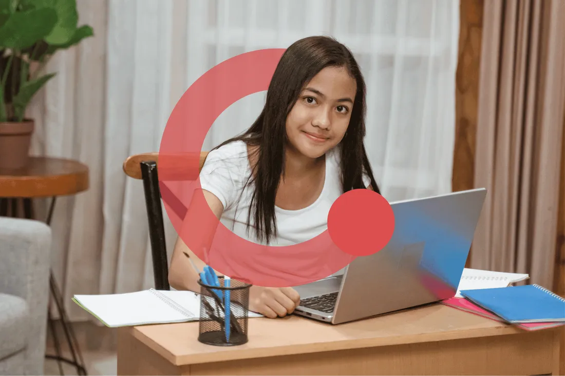 Siswa belajar persiapan tes masuk SMP bersama tutor Exademy